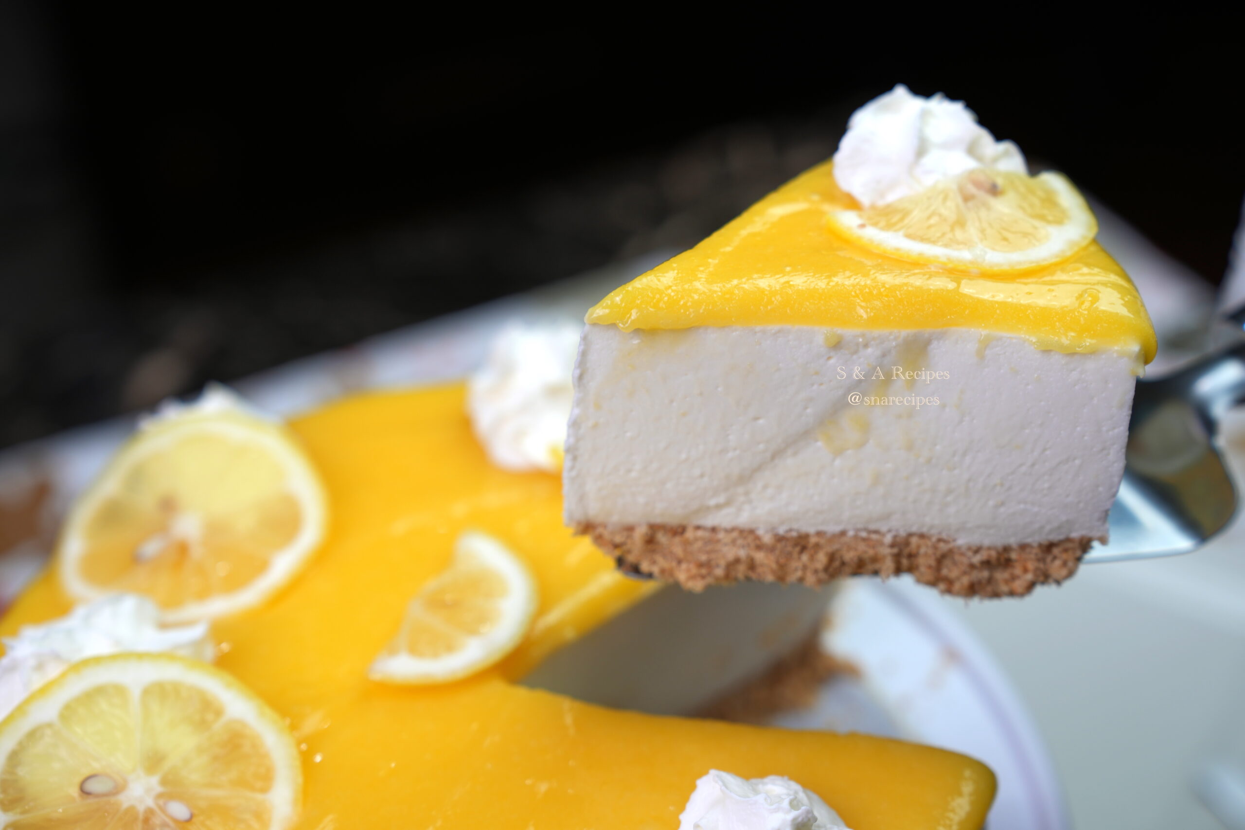 No-bake Lemon Cheesecake